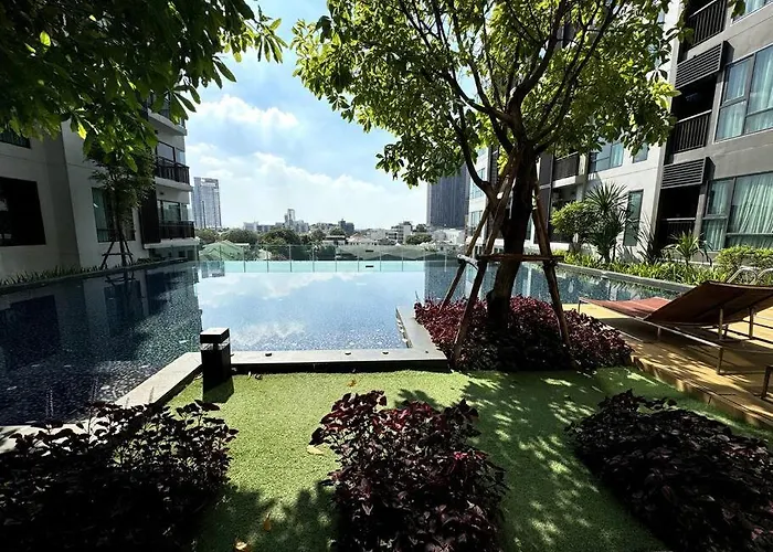 Luxury Art Downtown Metro Bangkok-kitchen-living * 曼谷