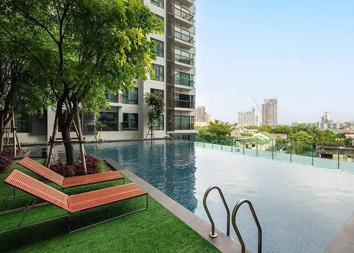 Luxury Art Downtown Metro Bangkok-kitchen-living * 曼谷